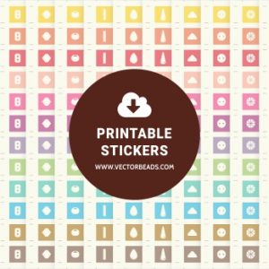 Use These Printable Stickers To Organize Beads!