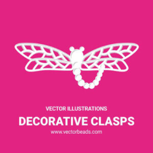 Decorative Clasps Vector Illustrations